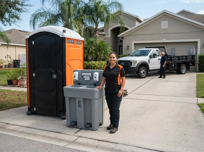 Dual-Basin Portable Handwash Station in Orlando, FL