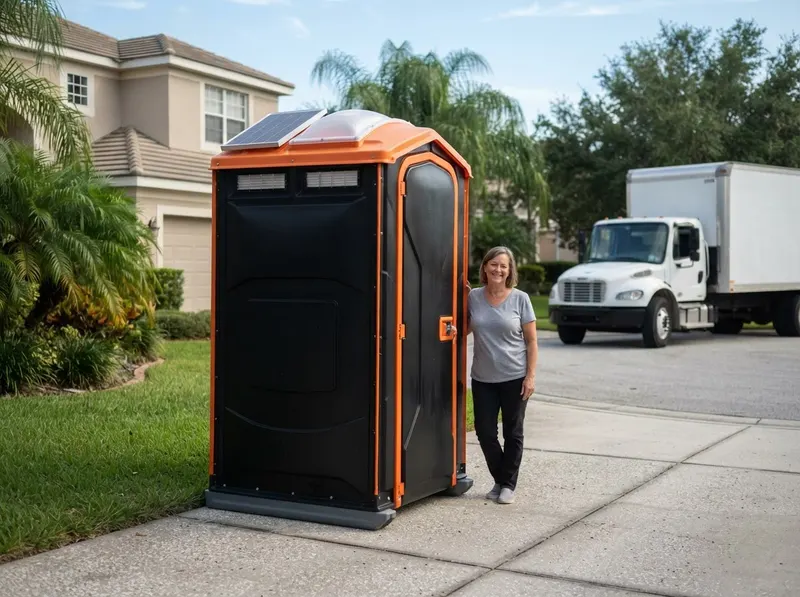 Solar-Powered Self-Contained Restroom in Orlando, FL