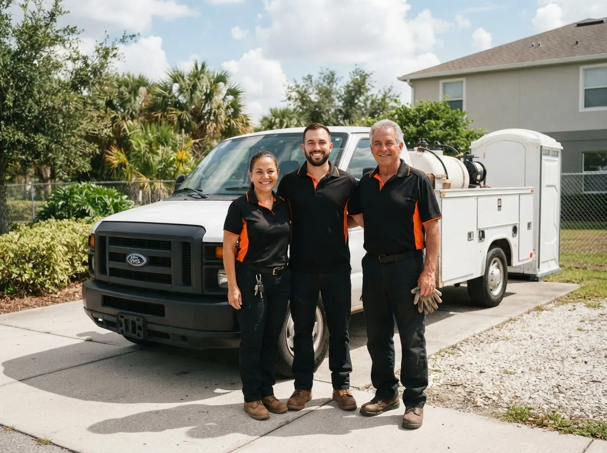 Bison Portable Toilets portable toilet rentals team in Orlando, FL